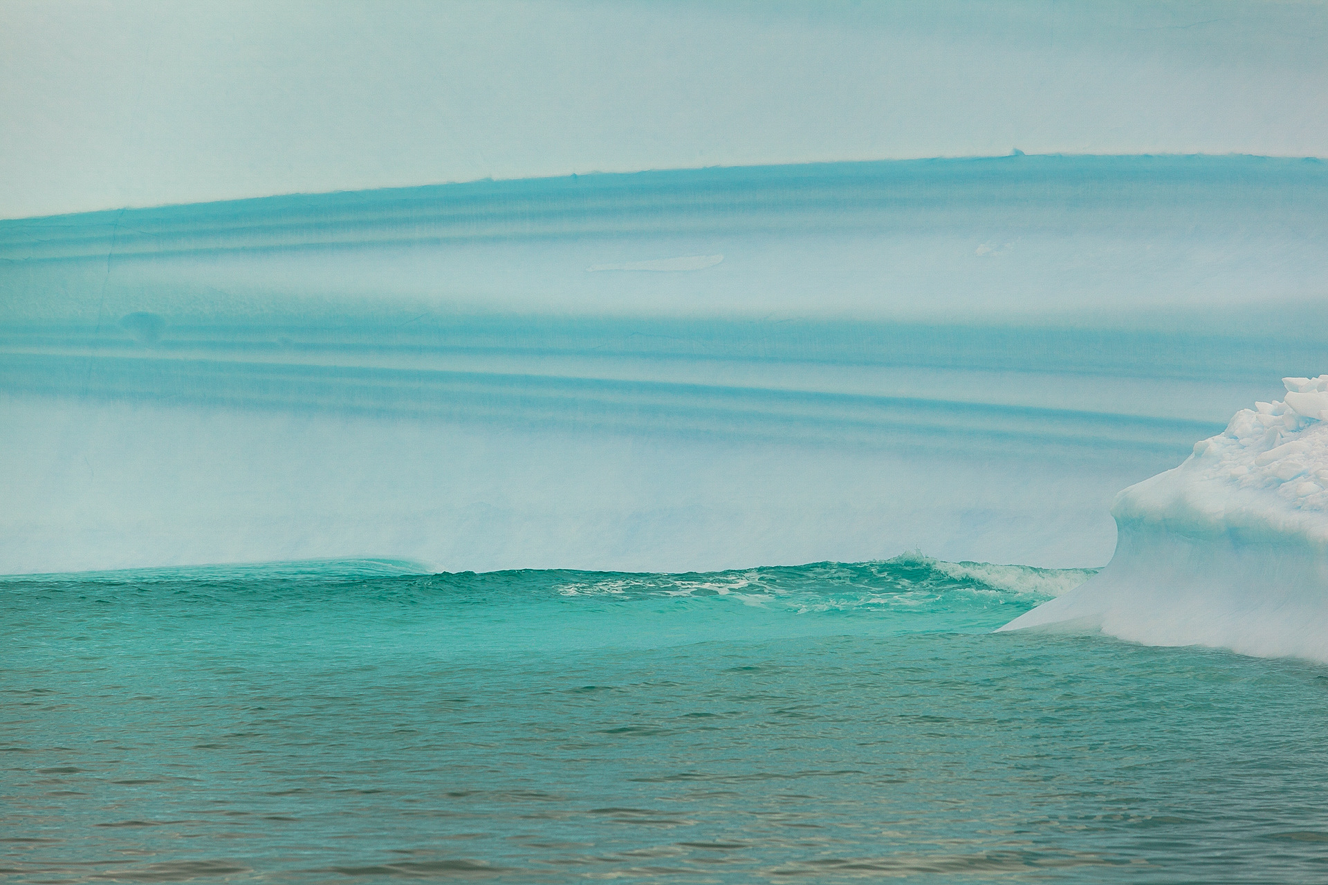 Detalhe ao infinito, Antártica