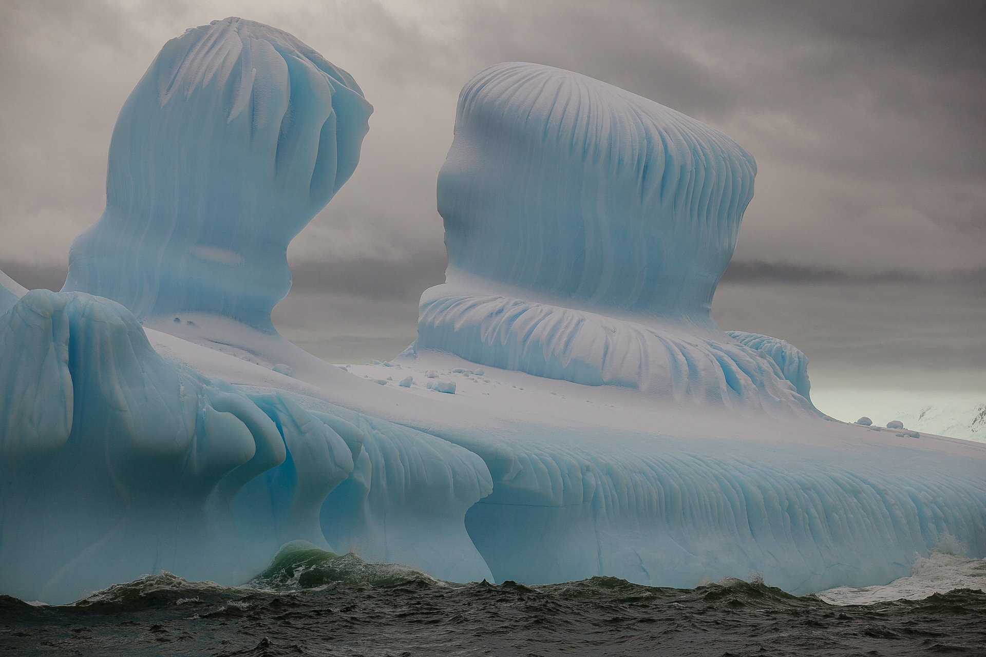 Ihas de gelo, 66 Sul, Antártica