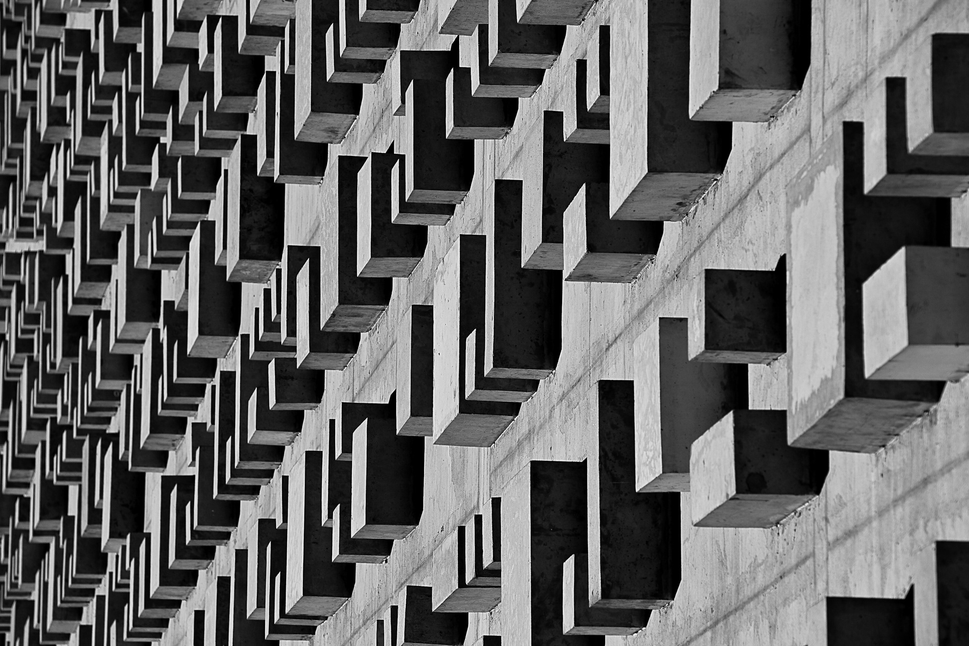 Painel externo de Athos Bulcão, Teatro Nacional, Brasília, Brasil