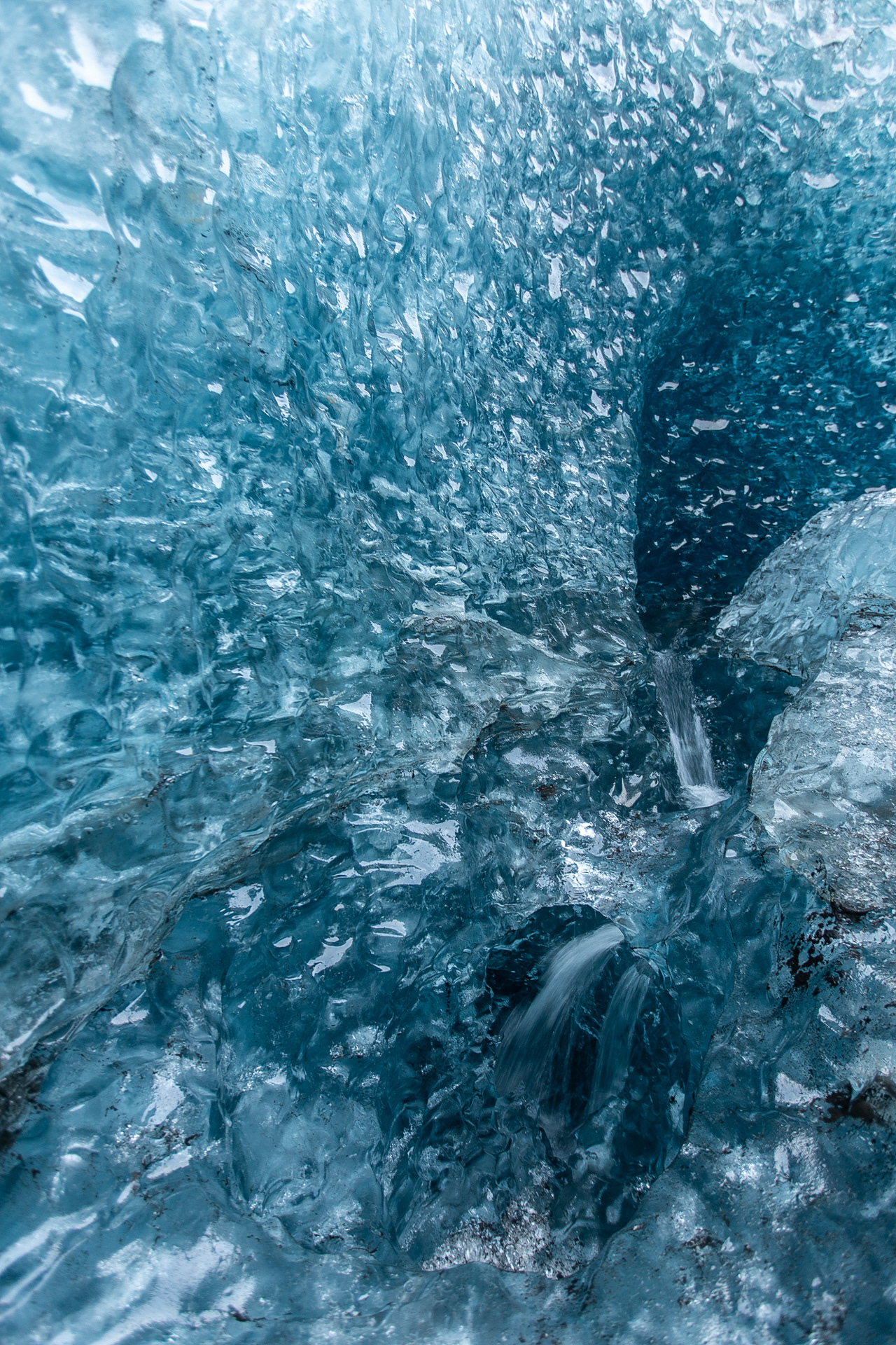 Cachoeira glacial, Islândia