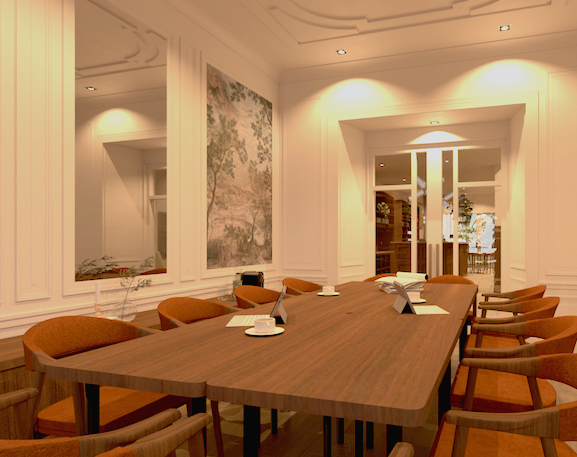 Malie House vergaderruimte © Render: De Project Groep