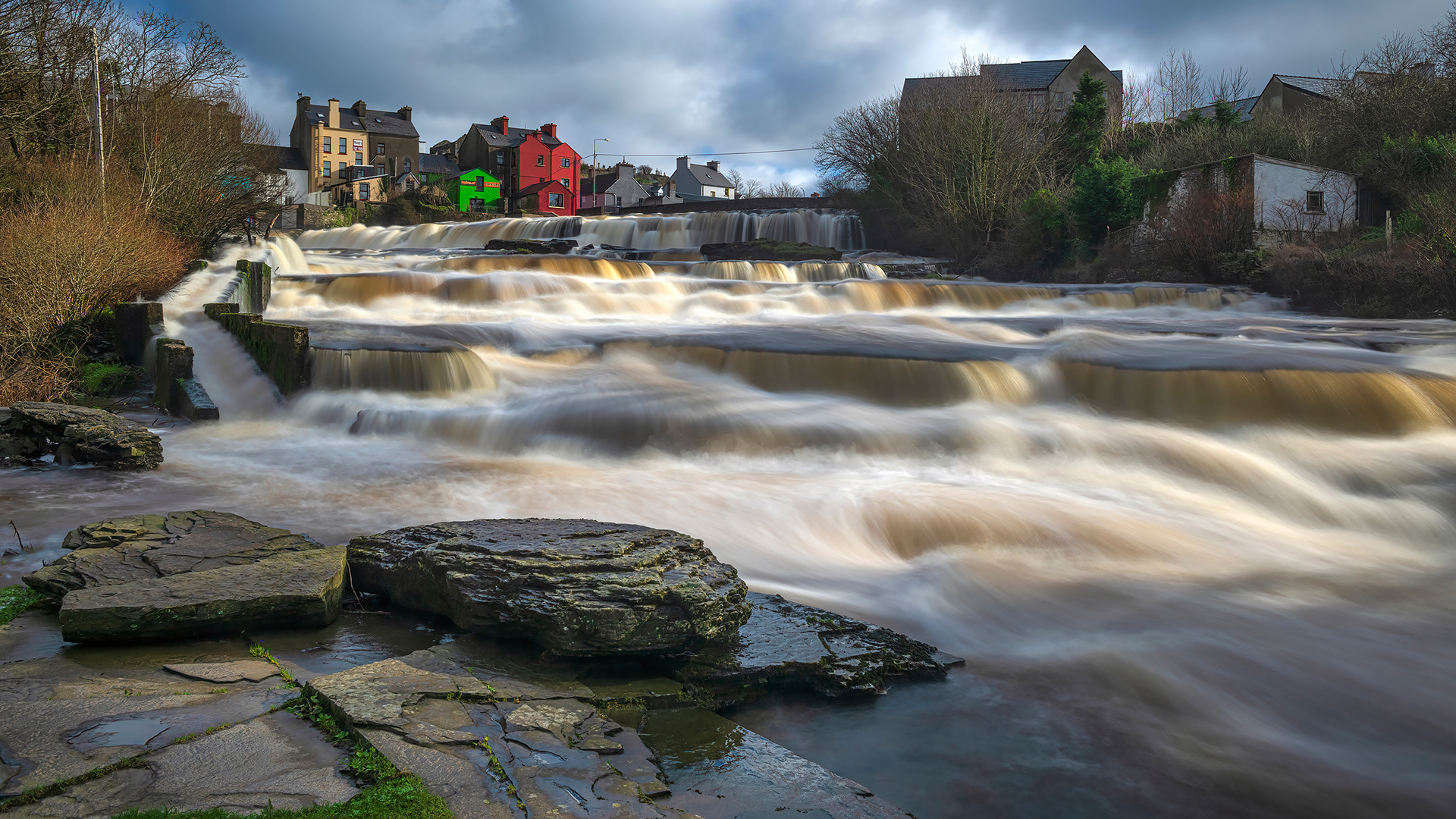Ennistymon Cascades, County Clare