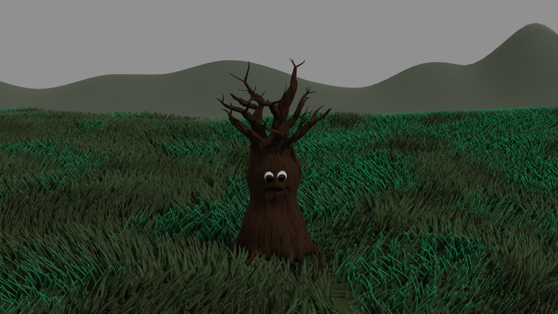 Baum in der Szene