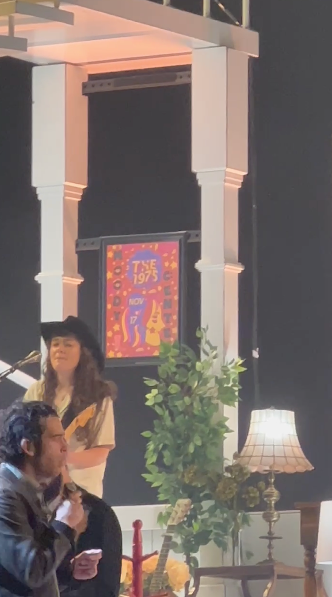 They had my poster on stage!