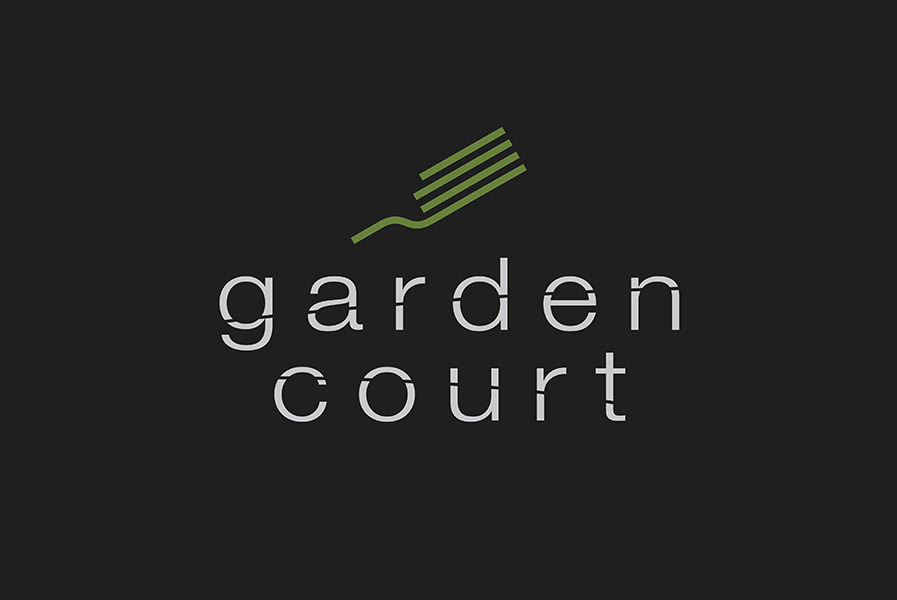 Logo design for Garden Court restaurant, Lethbridge College.