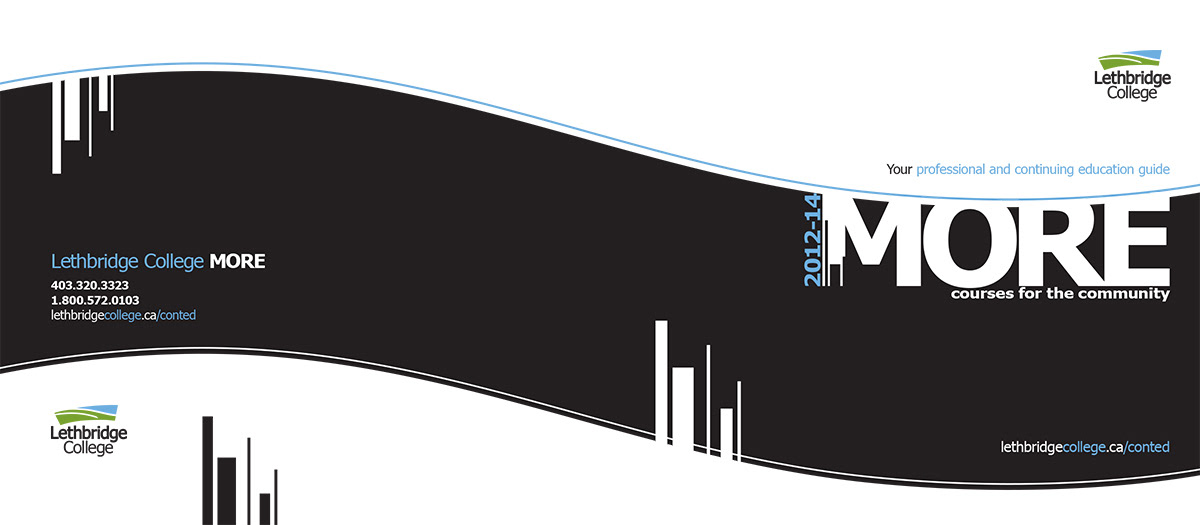 Program booklet design for Lethbridge College.