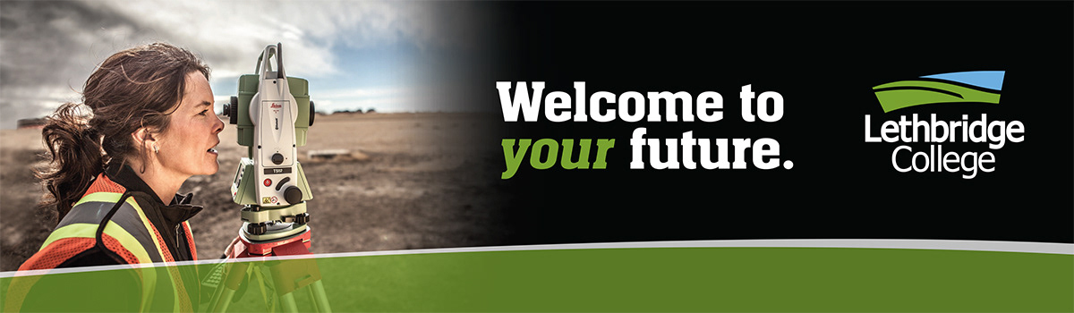Billboard photography, wordmark and design for Lethbridge College.