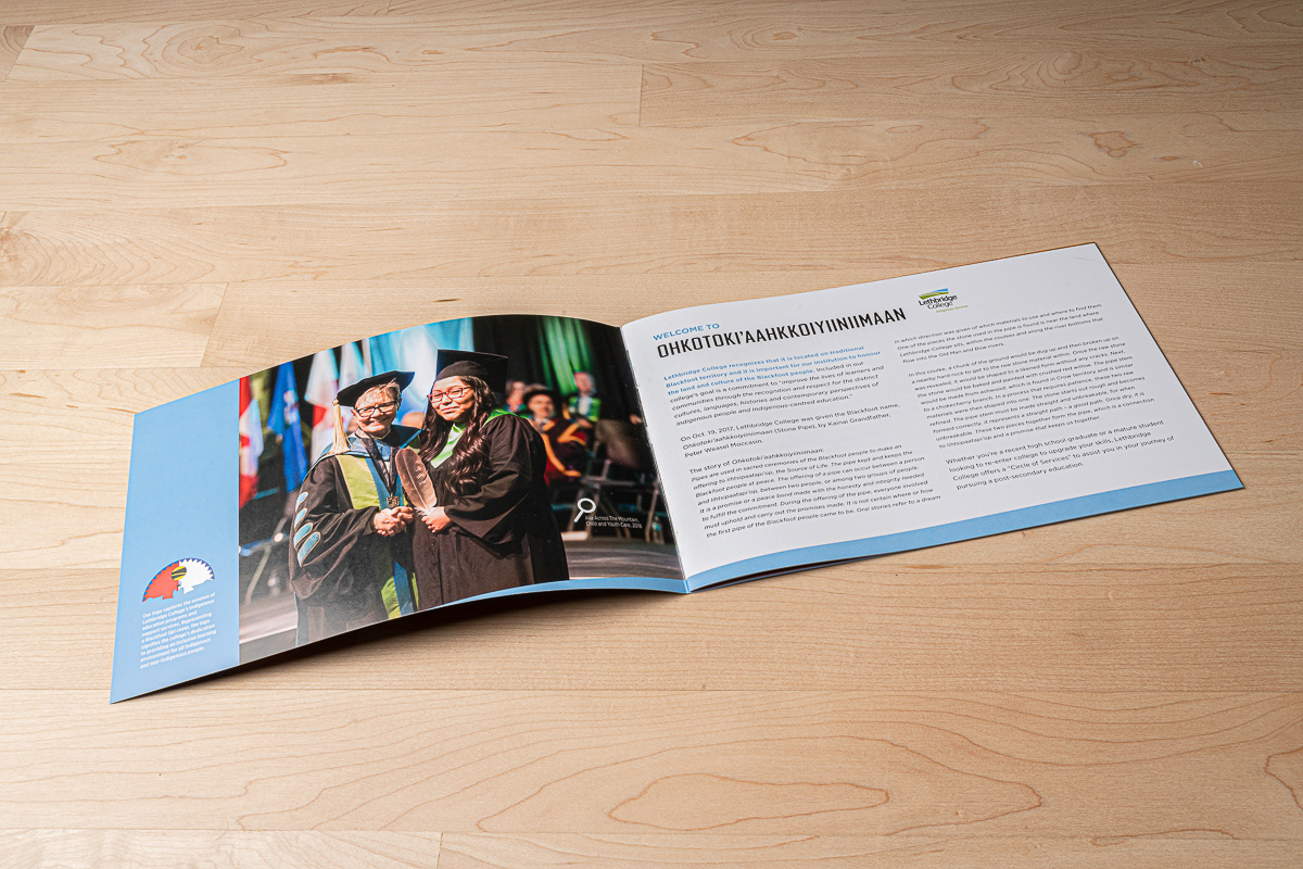 First Nations Viewbook design and campaign development for Lethbridge College.