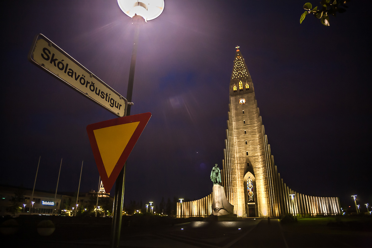 Hallgrímskirkja, Reykjavík, Iceland.
