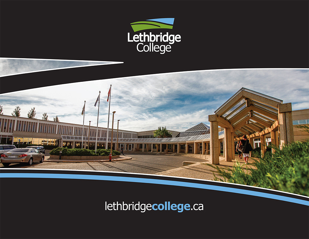 Banner photography and design for Lethbridge College.