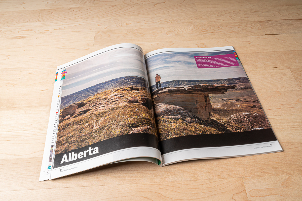 In Maclean's Colleges Guide.