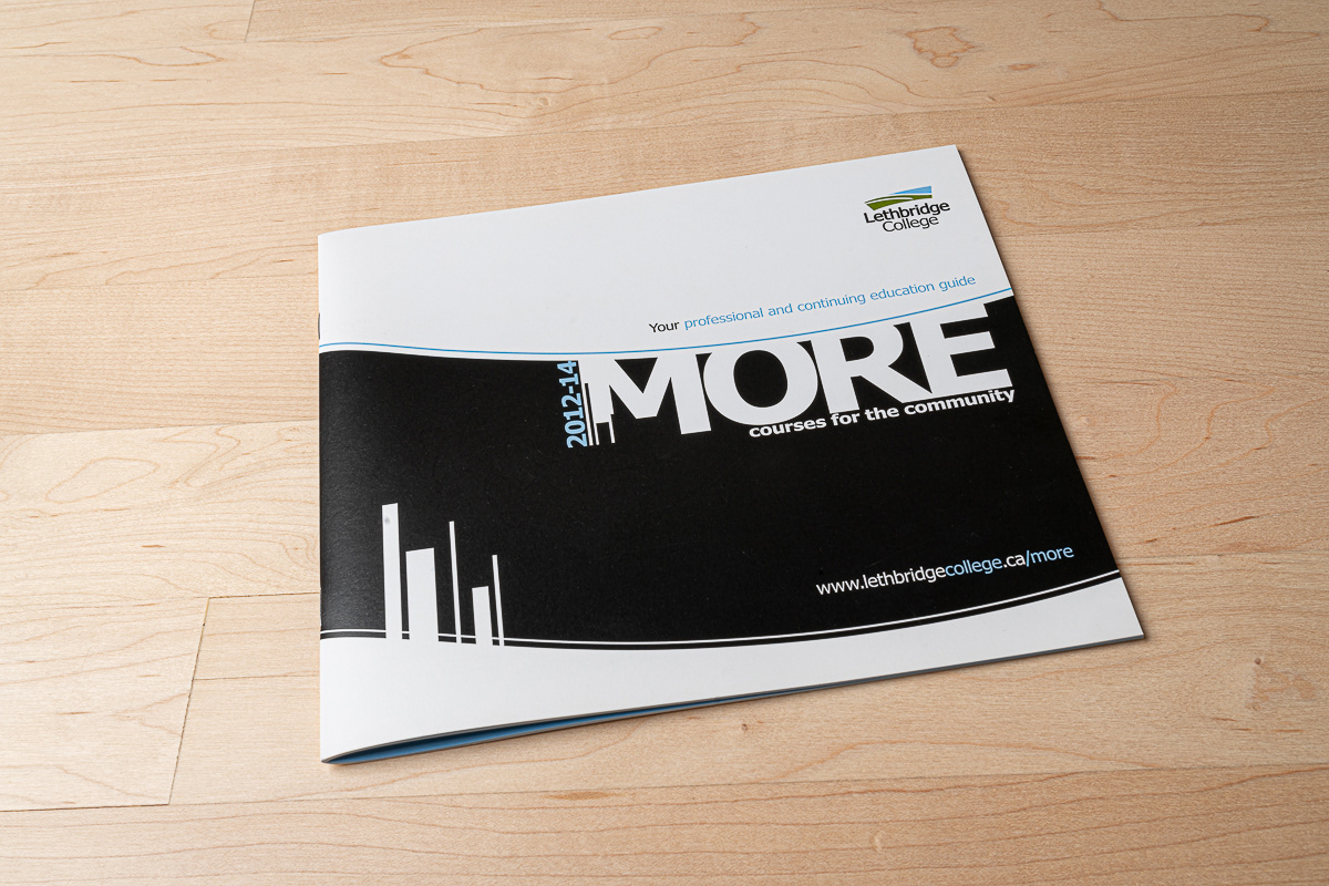 Program booklet design for Lethbridge College.