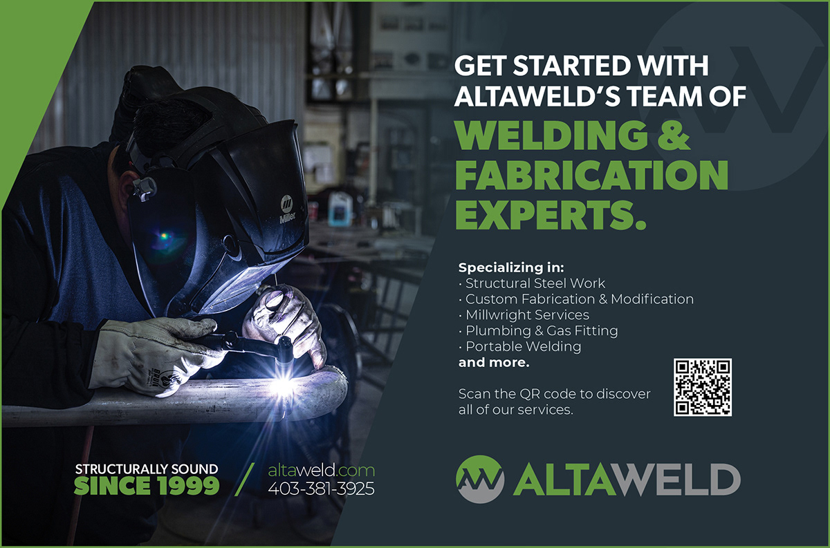 Rebrand photography and advertisement design for Altaweld.