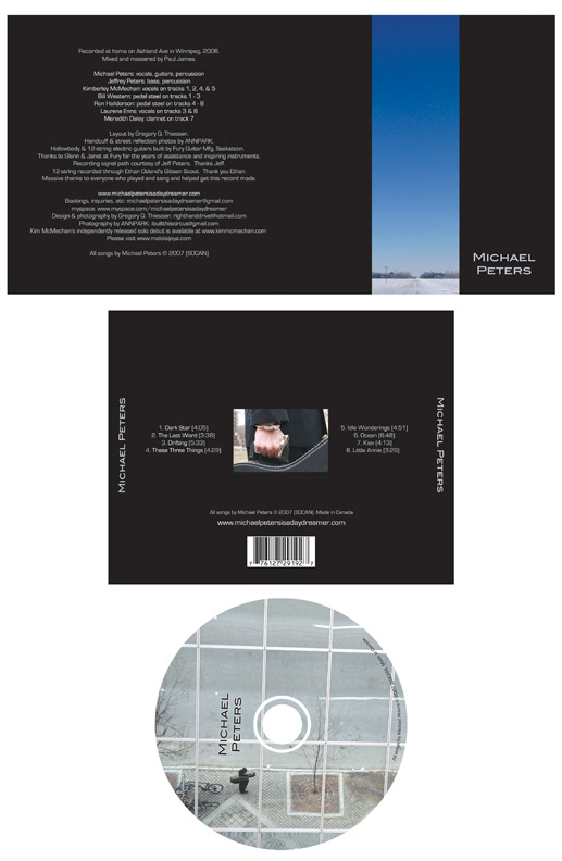 CD design for Michael Peters.