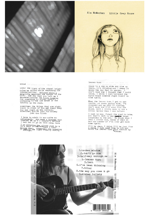 CD design for Kim McMechan.