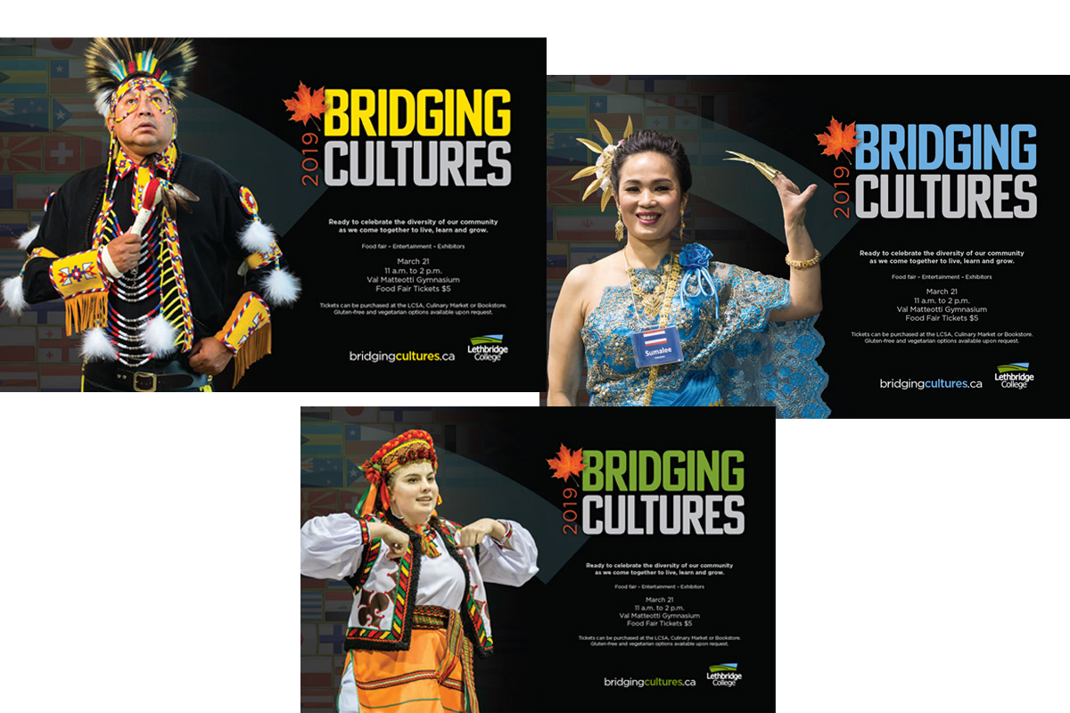 Poster photography and design for Lethbridge College.