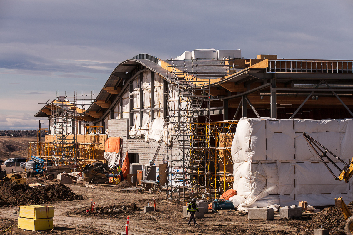 Lethbridge College trades building construction for Lethbridge College.