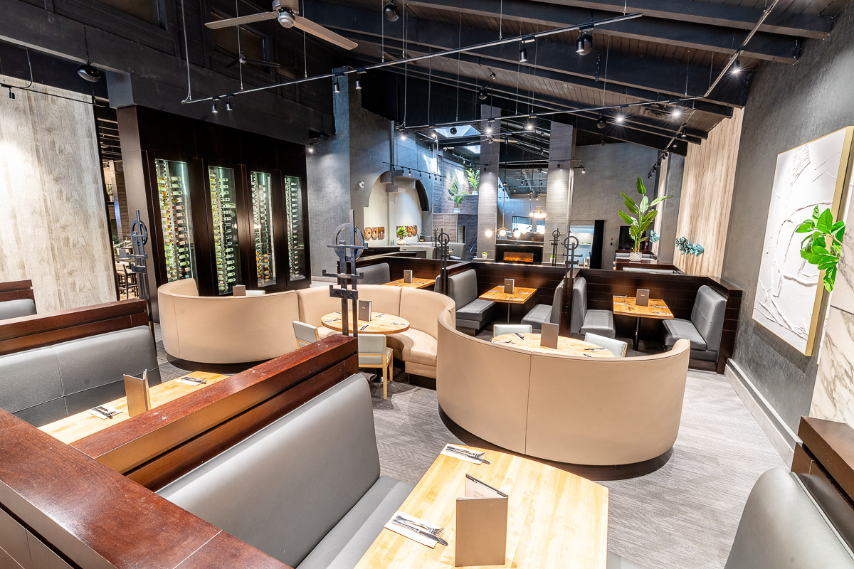 Interior renovations for Moxies restaurant.