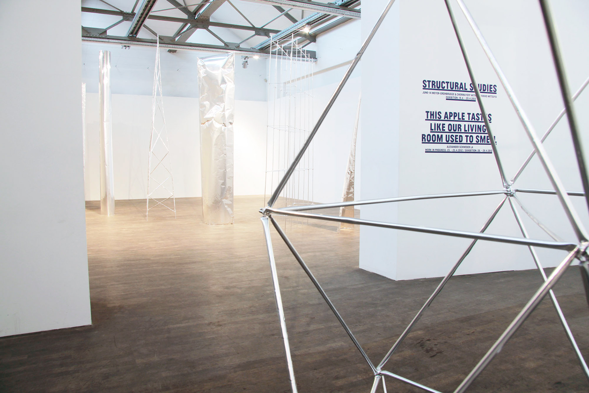“Structural Studies” Year: 2012, Material: Aluminium foil 0.2mm