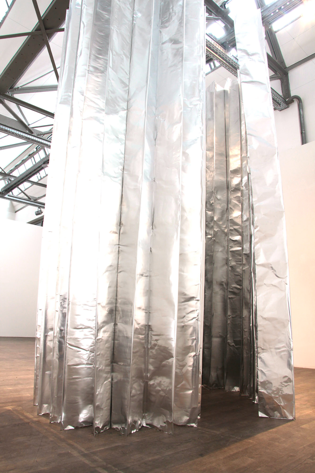 “Structural Studies”, Year: 2012, Material: Aluminium foil 0.2mm