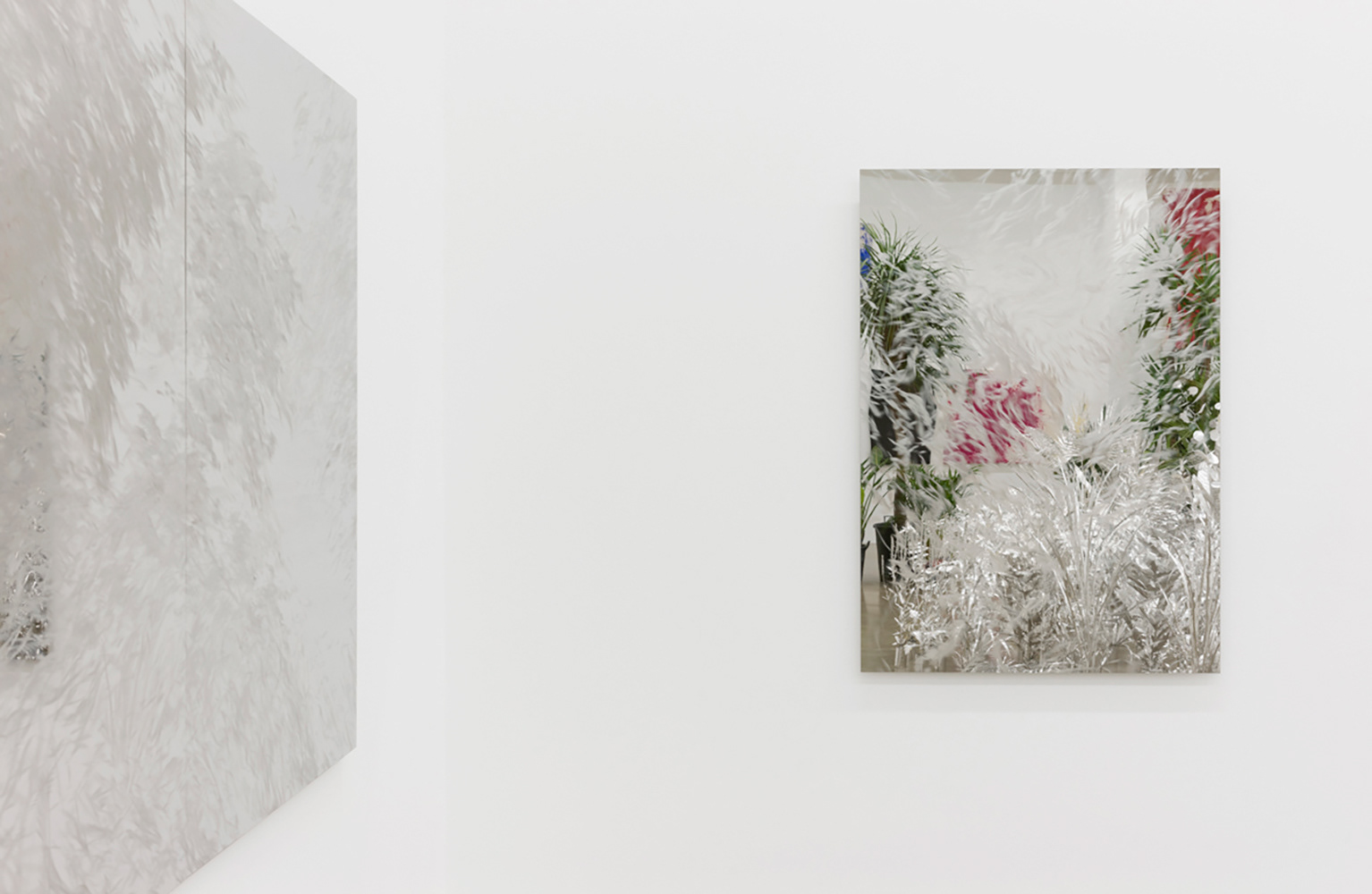 Title:The aluminum garden -structural studies of plants-, Year : 2015-2016, Material : Aluminum foil 0.2mm