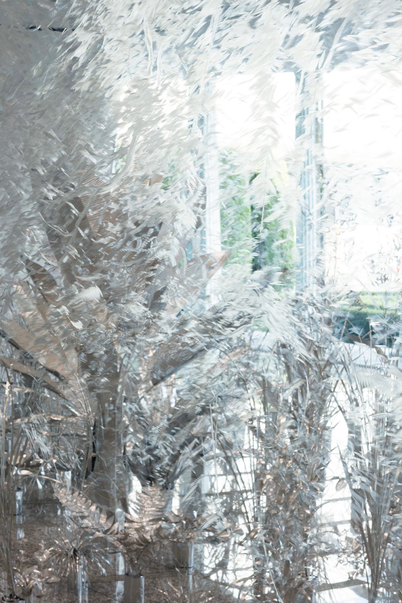Title: Still river -the hidden place-, Year: 2016, Material:stainless steel, Size: 153×245.5cm, Photo by Shinya Kigure