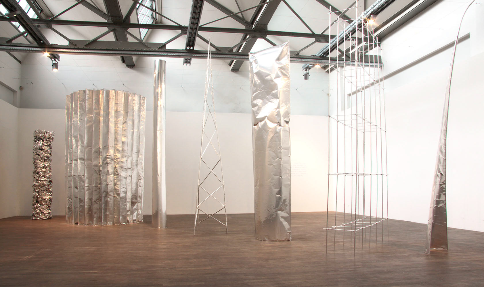 “Structural Studies” Year: 2012, Material: Aluminium foil 0.2mm