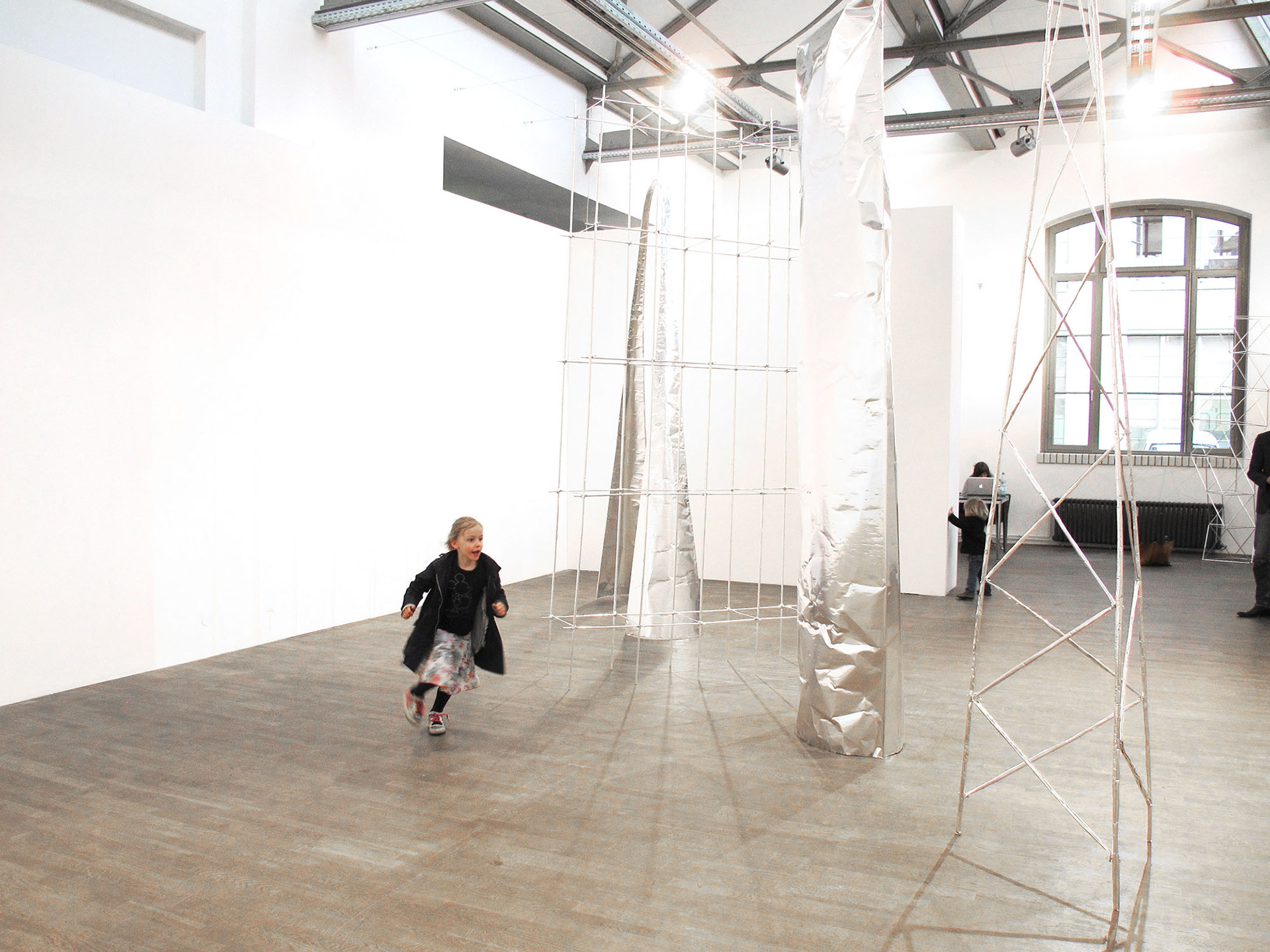 “Structural Studies” Year: 2012, Material: Aluminium foil 0.2mm