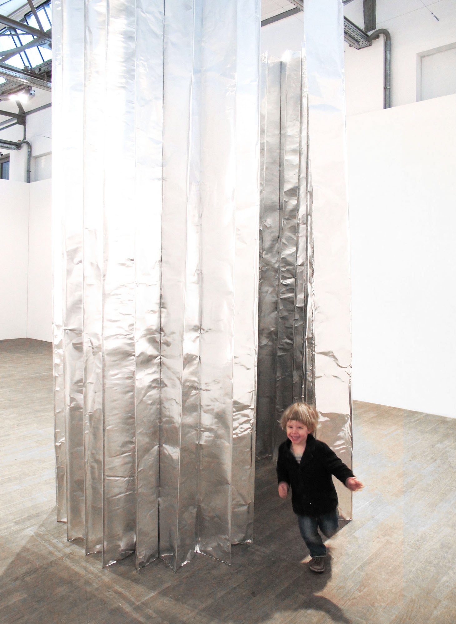 “Structural Studies” Year: 2012, Material: Aluminium foil 0.2mm