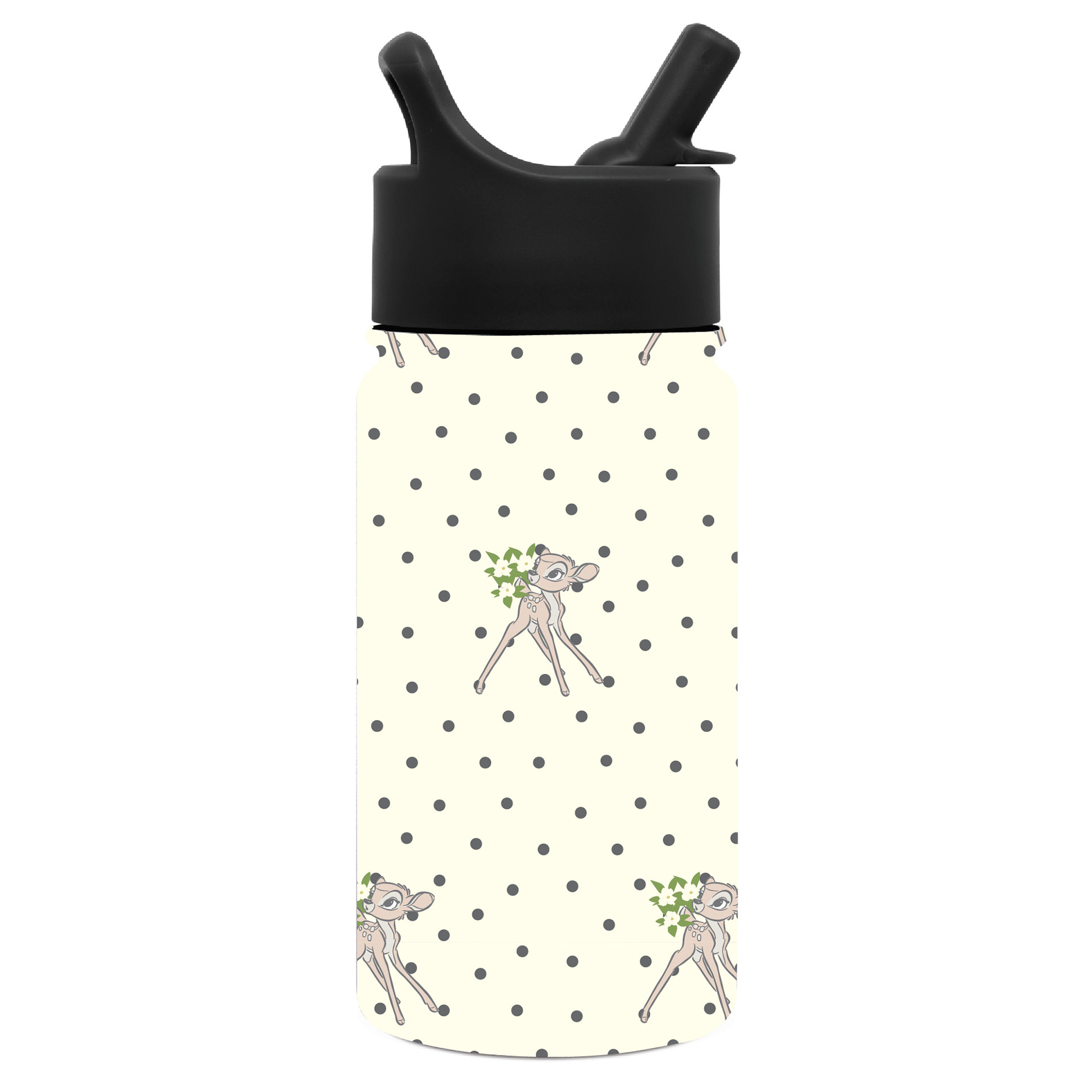 Bambi Vintage Water Bottle Mock Up for Simple Modern