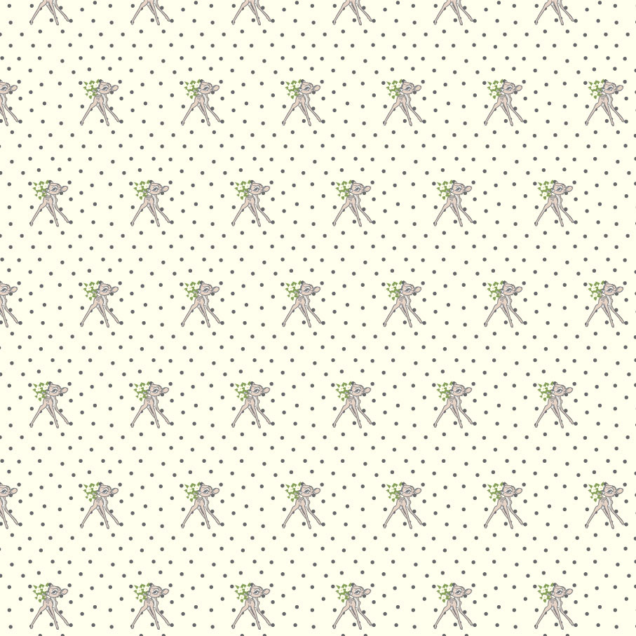 Bambi Vintage Textile Surface Pattern for Simple Modern