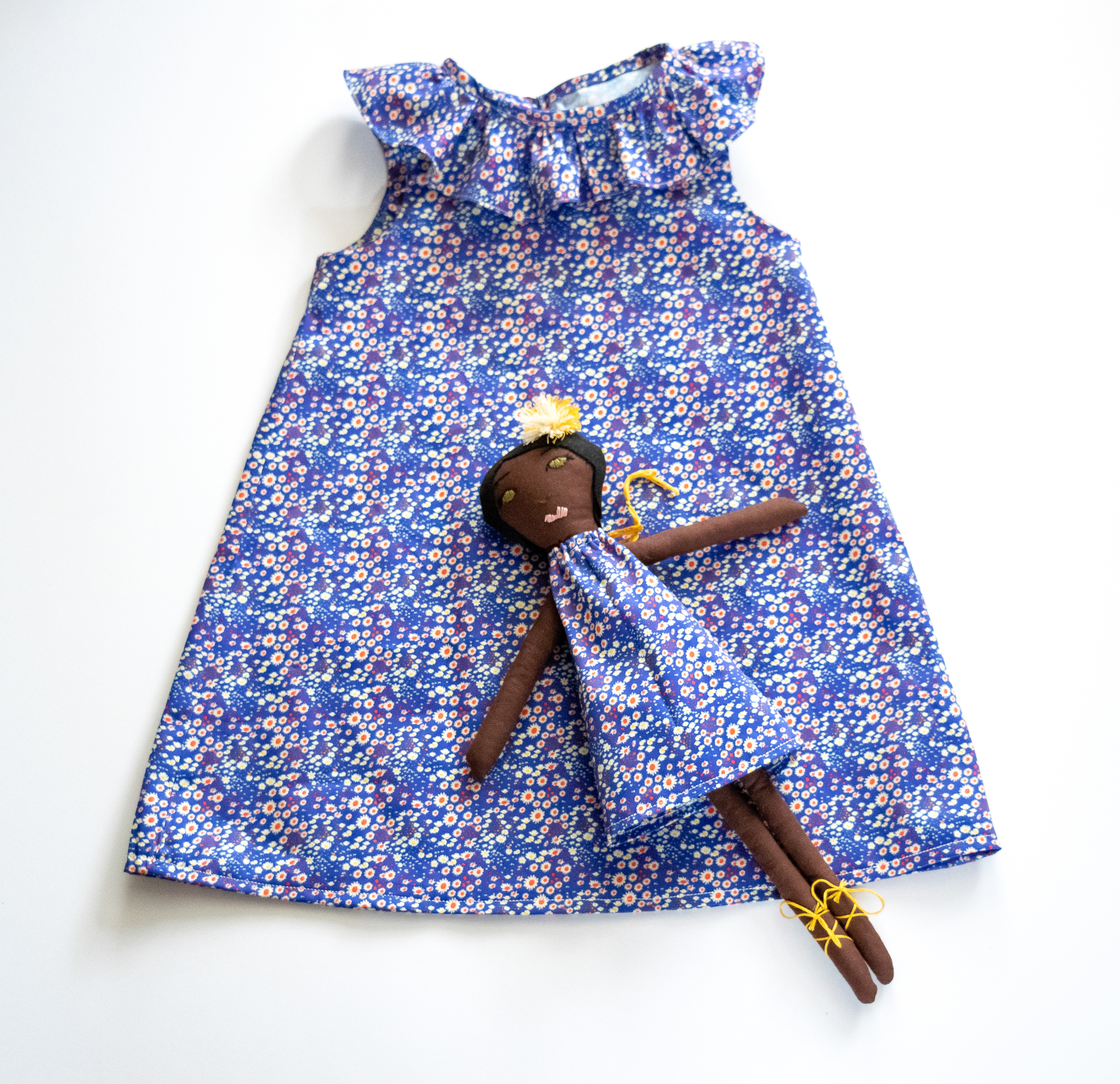Girl's Dress and Doll Dress