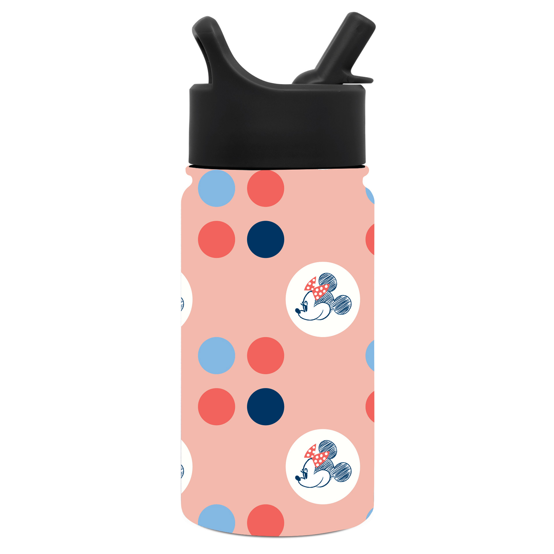 Minnie Mouse Vintage Water Bottle Mock Up for Simple Modern