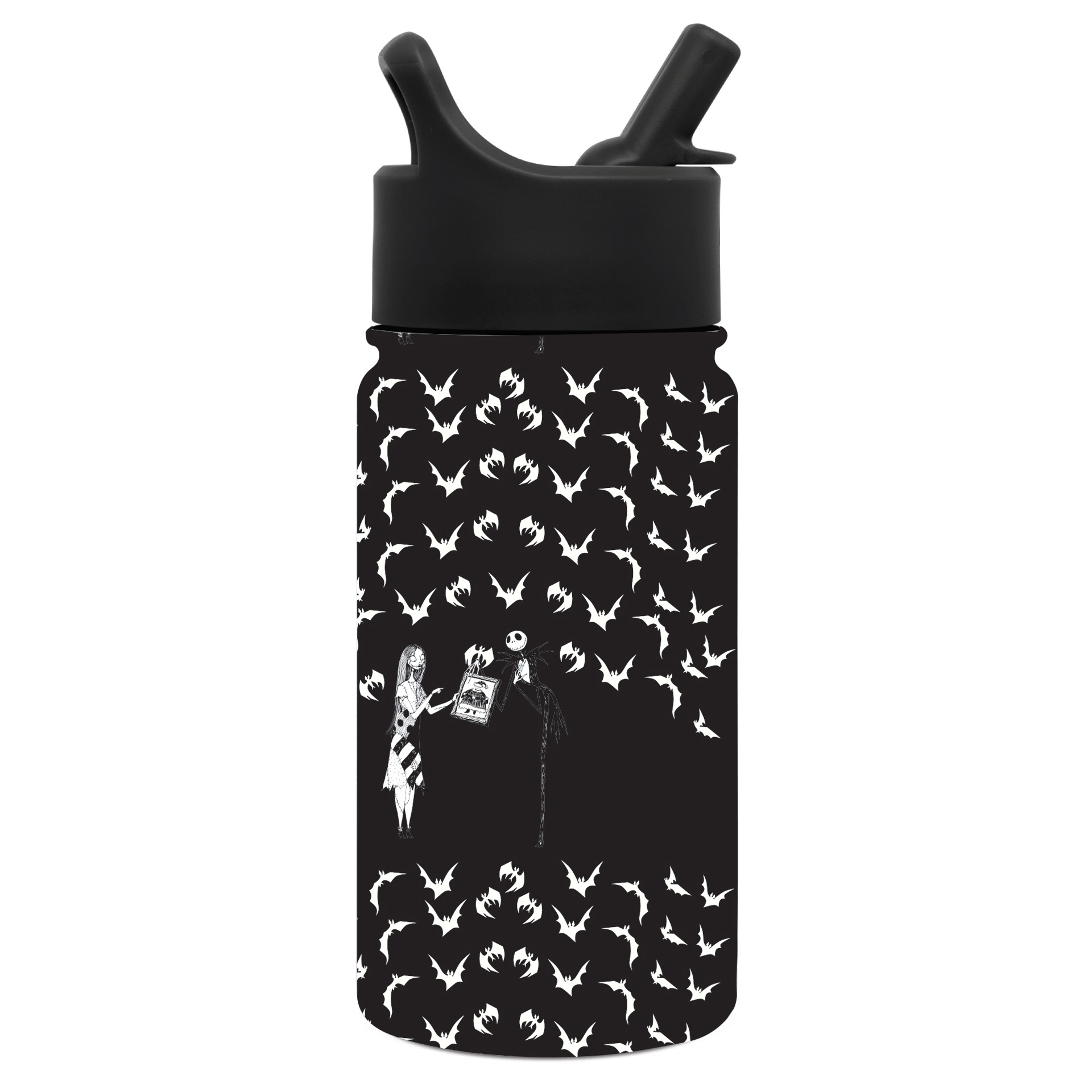 Nightmare Before Christmas Water Bottle Mock Up for Simple Modern