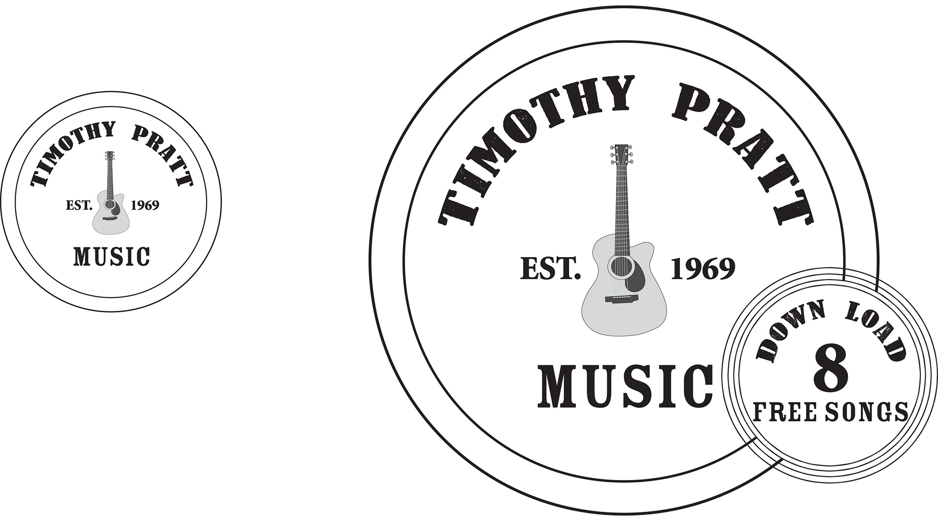 Timothy Pratt Music Logo Design