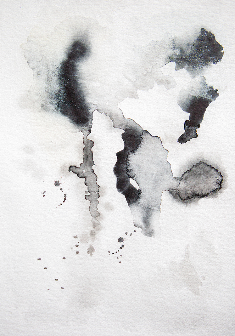 Tunturipöllö 1 / Snowy owl 1, 2021, Aquarelle on paper, 30 cm x 21 cm