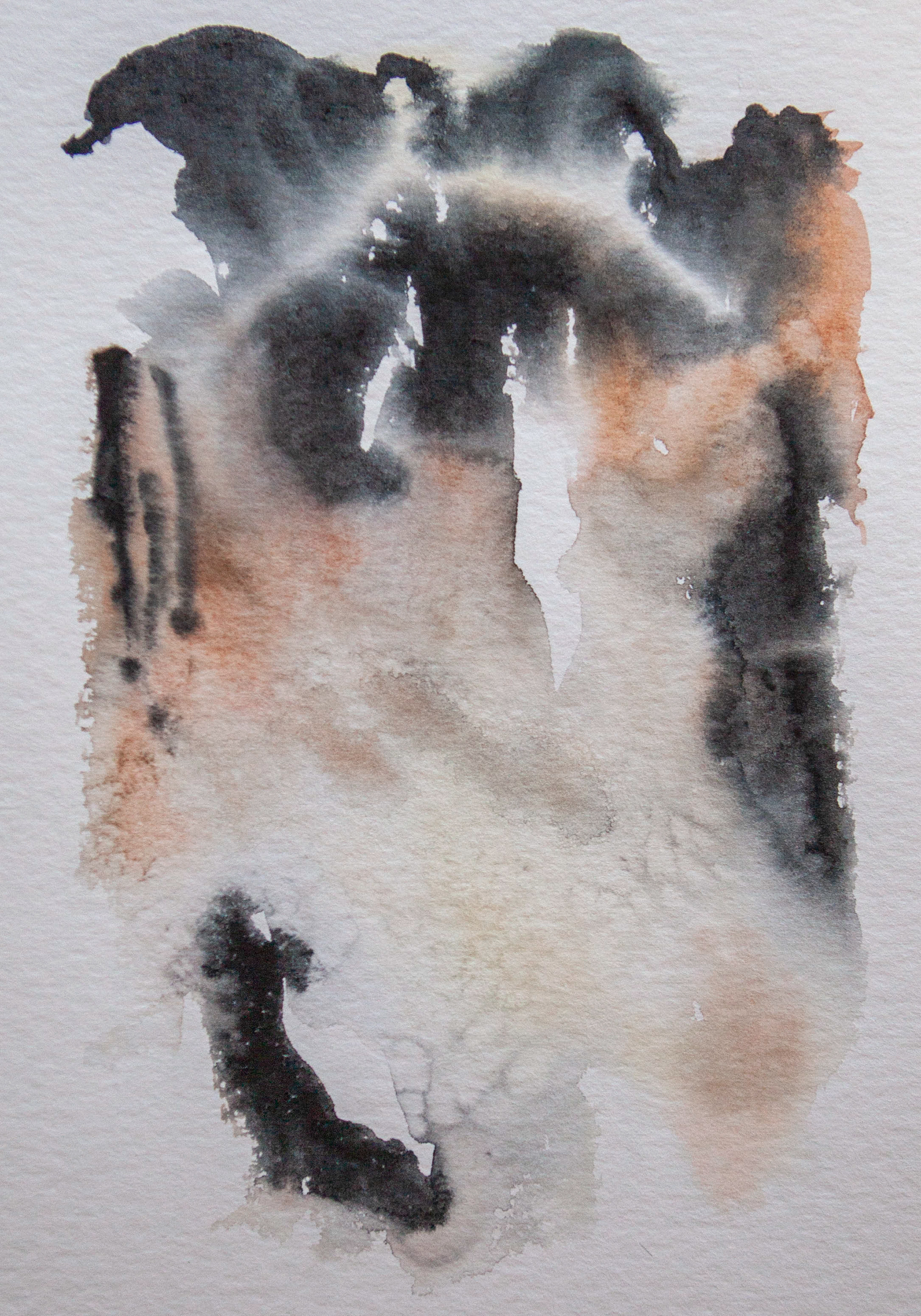 Pohjansirkku 1 / Rustic bunting 1, 2021, Aquarelle on paper, 30 cm x 21 cm