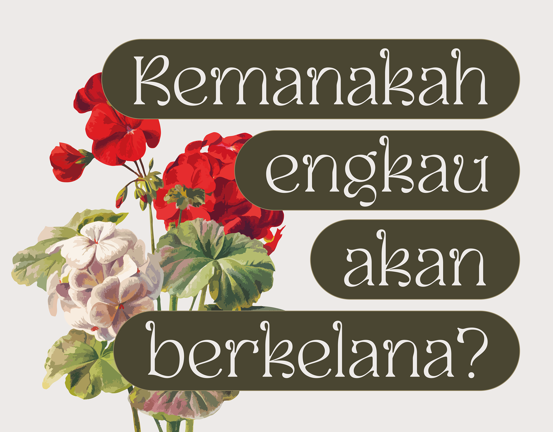 Text sample from Selukar vintage display serif font