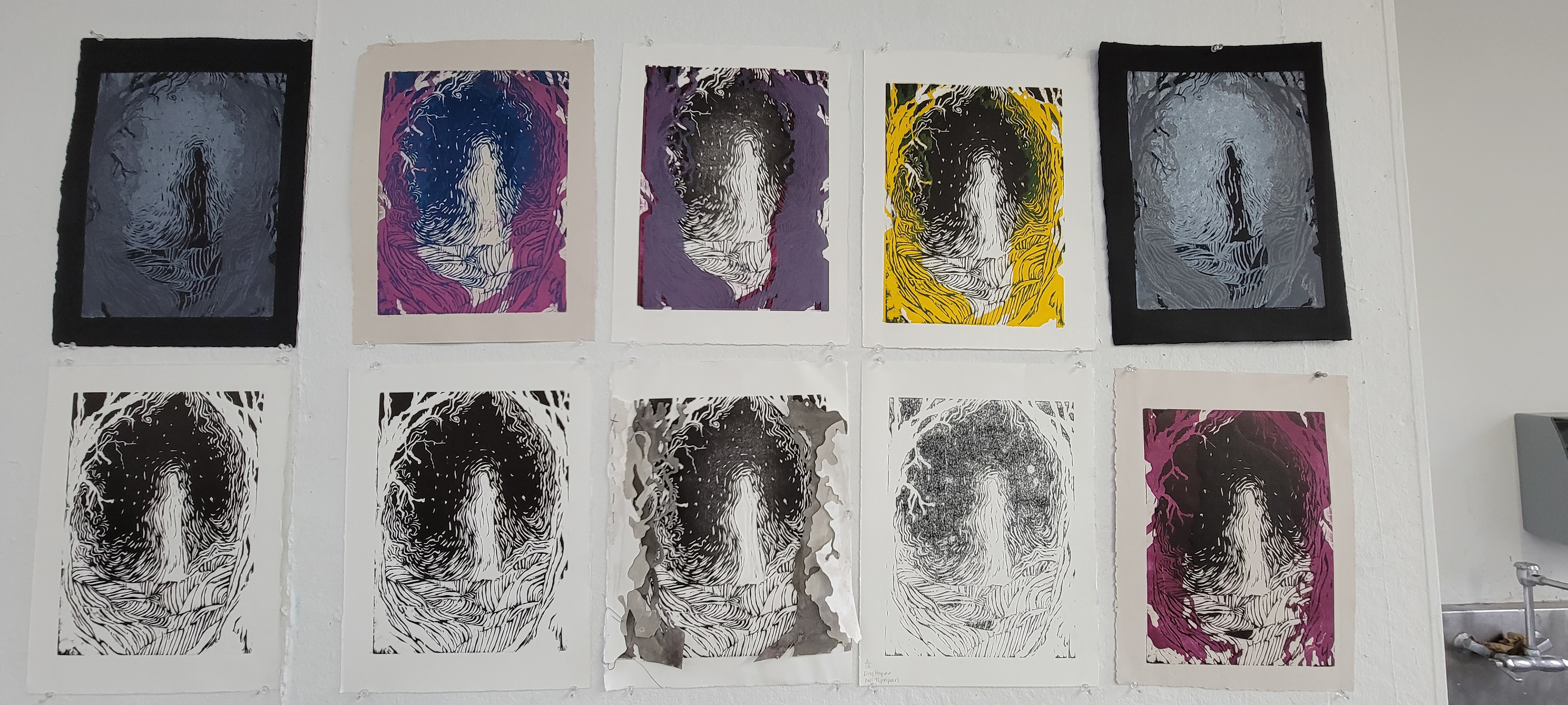 Woodblock Carving Prints