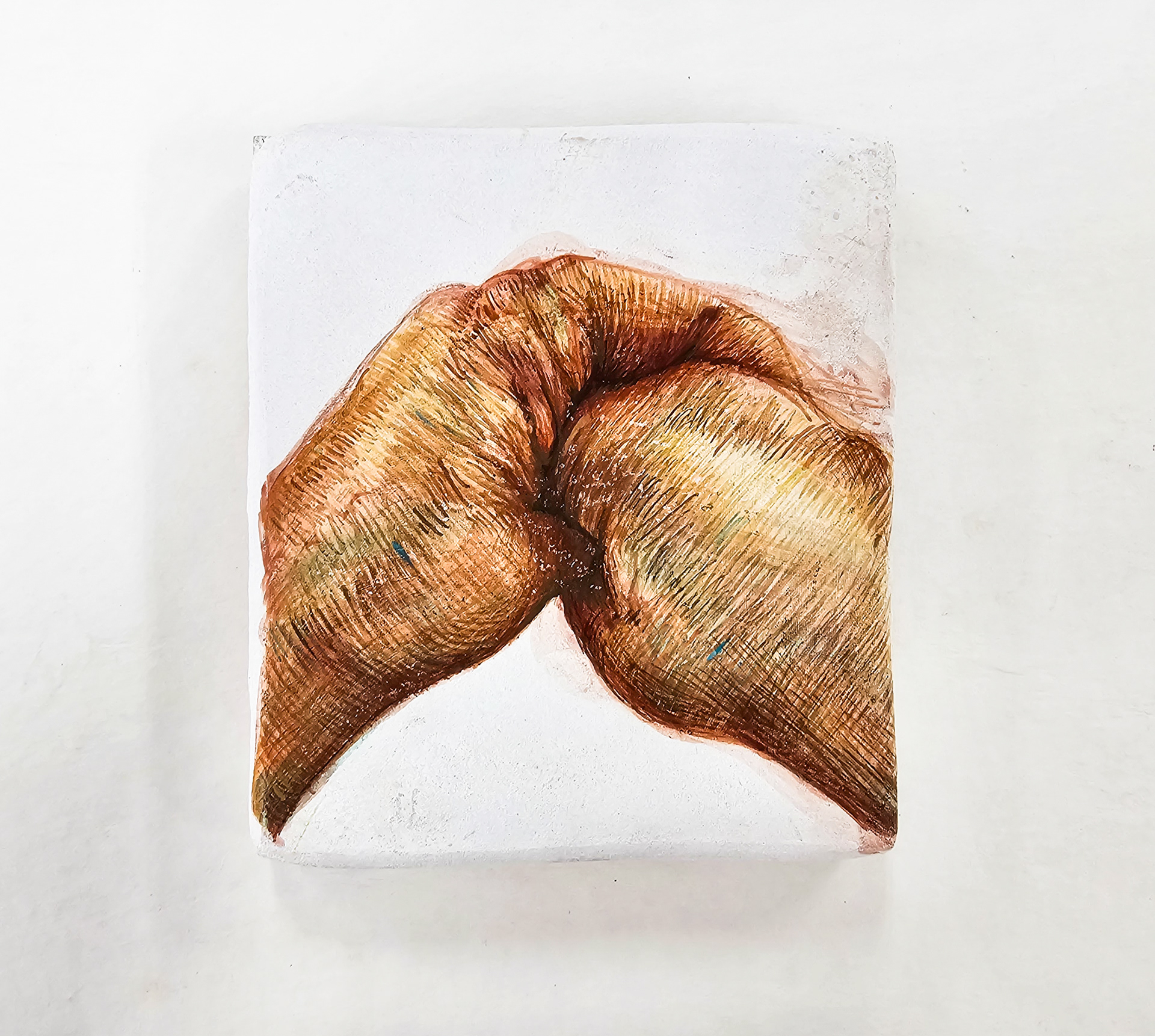 Letting Go, Fresco 6" x 6"