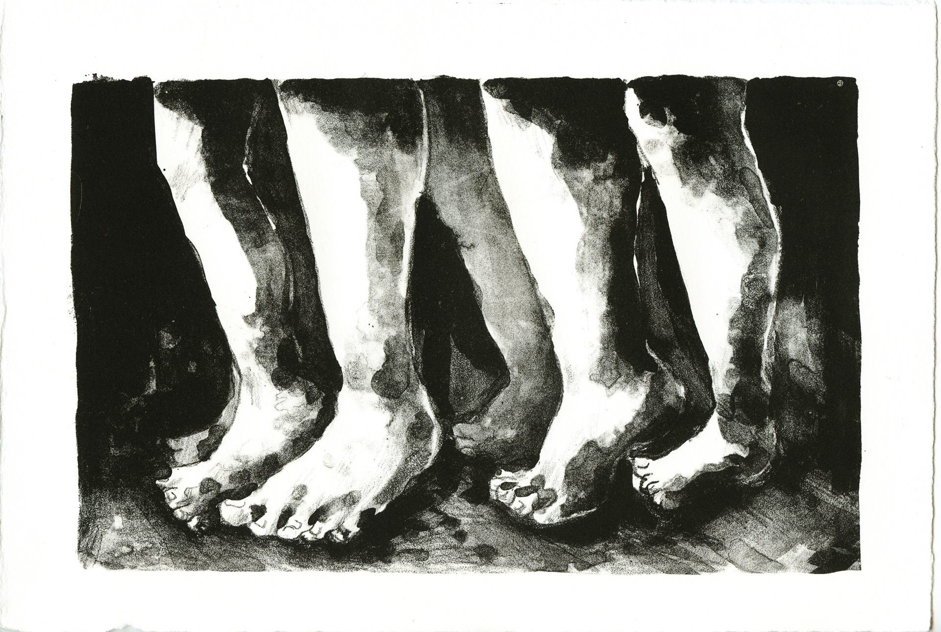 Stone Lithography on Fabriano