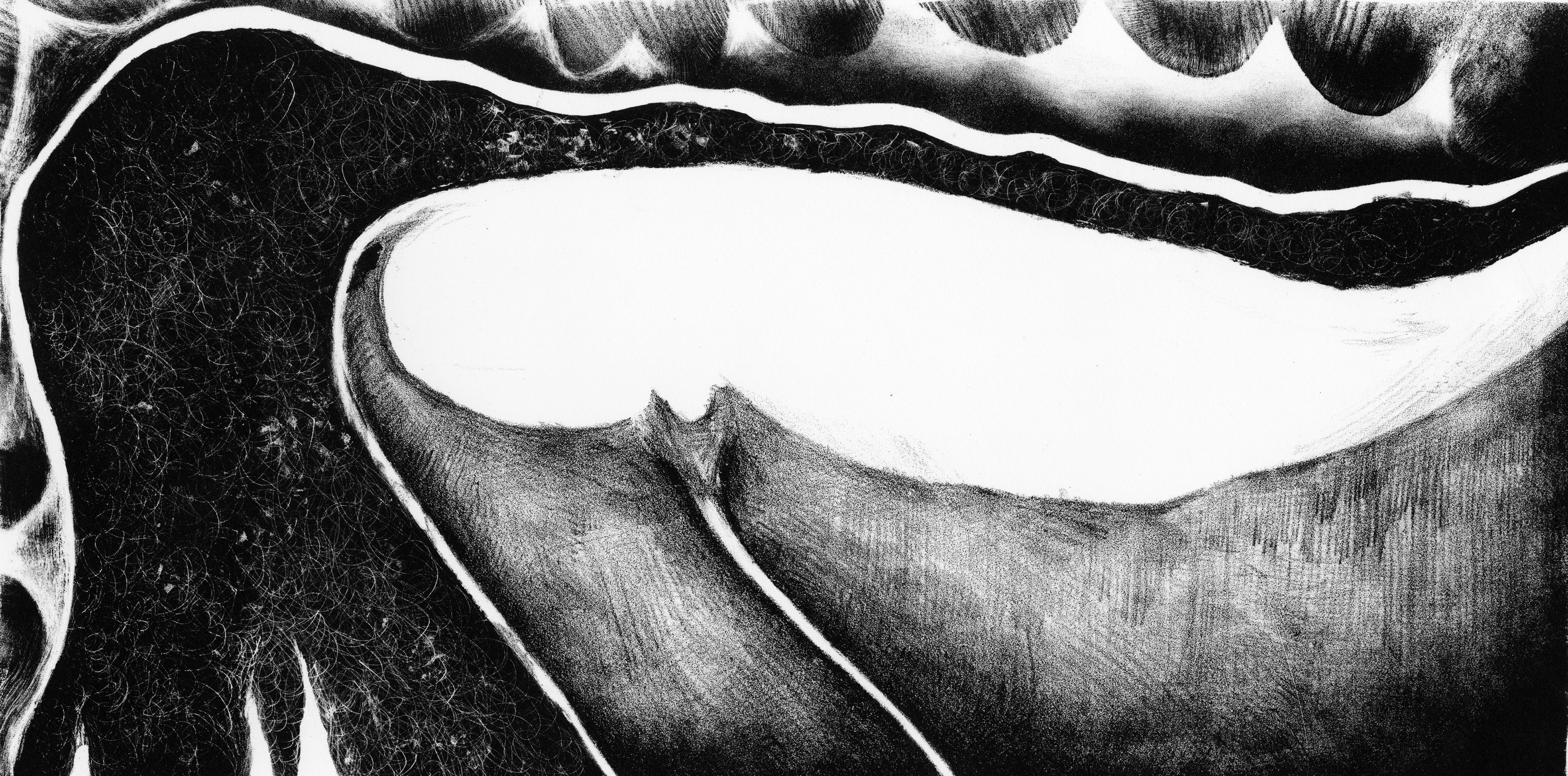 Stone Lithography on Fabriano