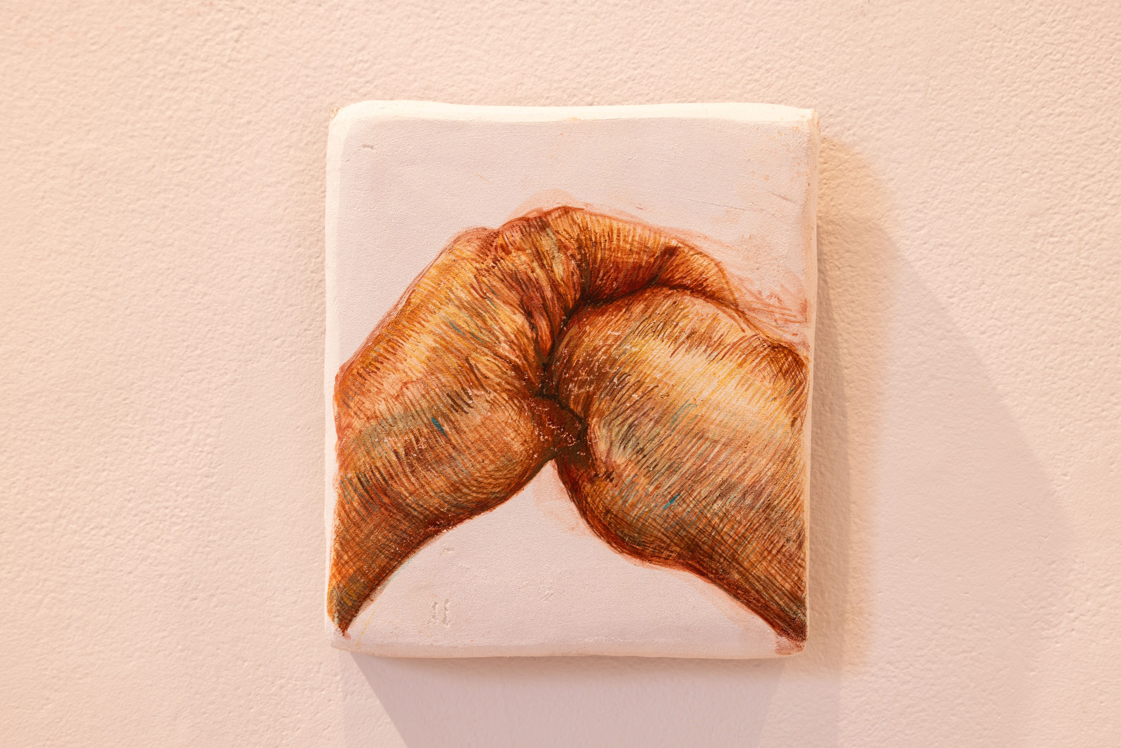 Letting Go, Fresco 6" x 6" (on display)