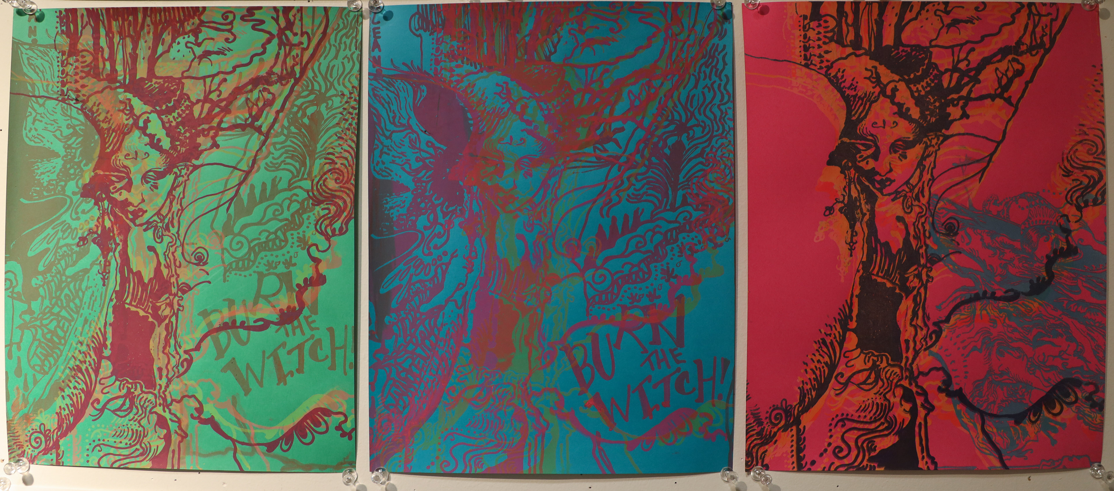 Screen-print on Cardstock Series