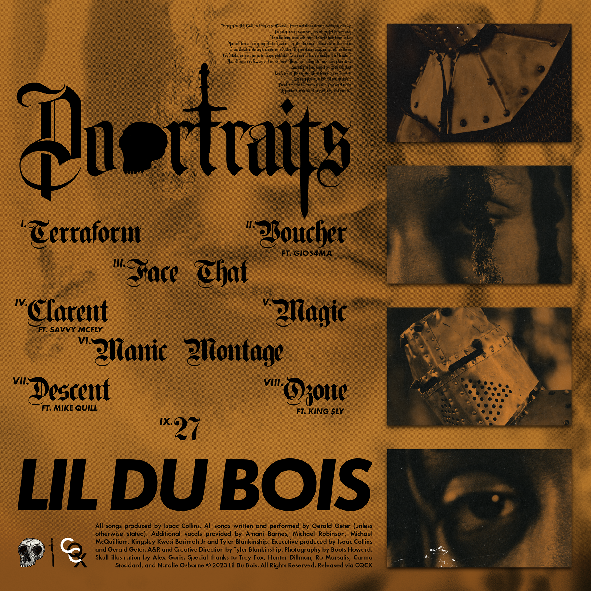 Lil Du Bois - poortraits (Back)