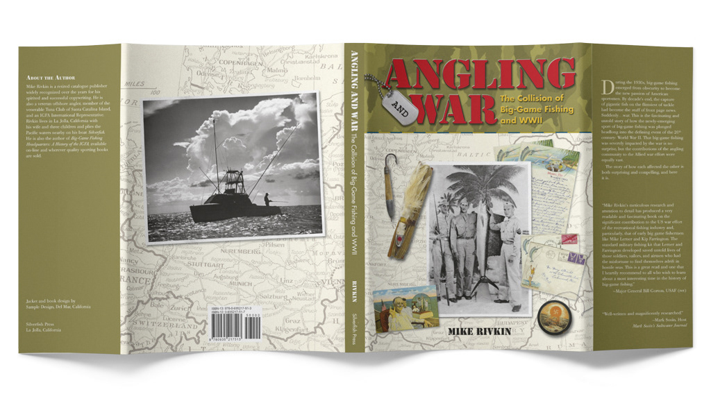 jacket cover of "Angling & War" book