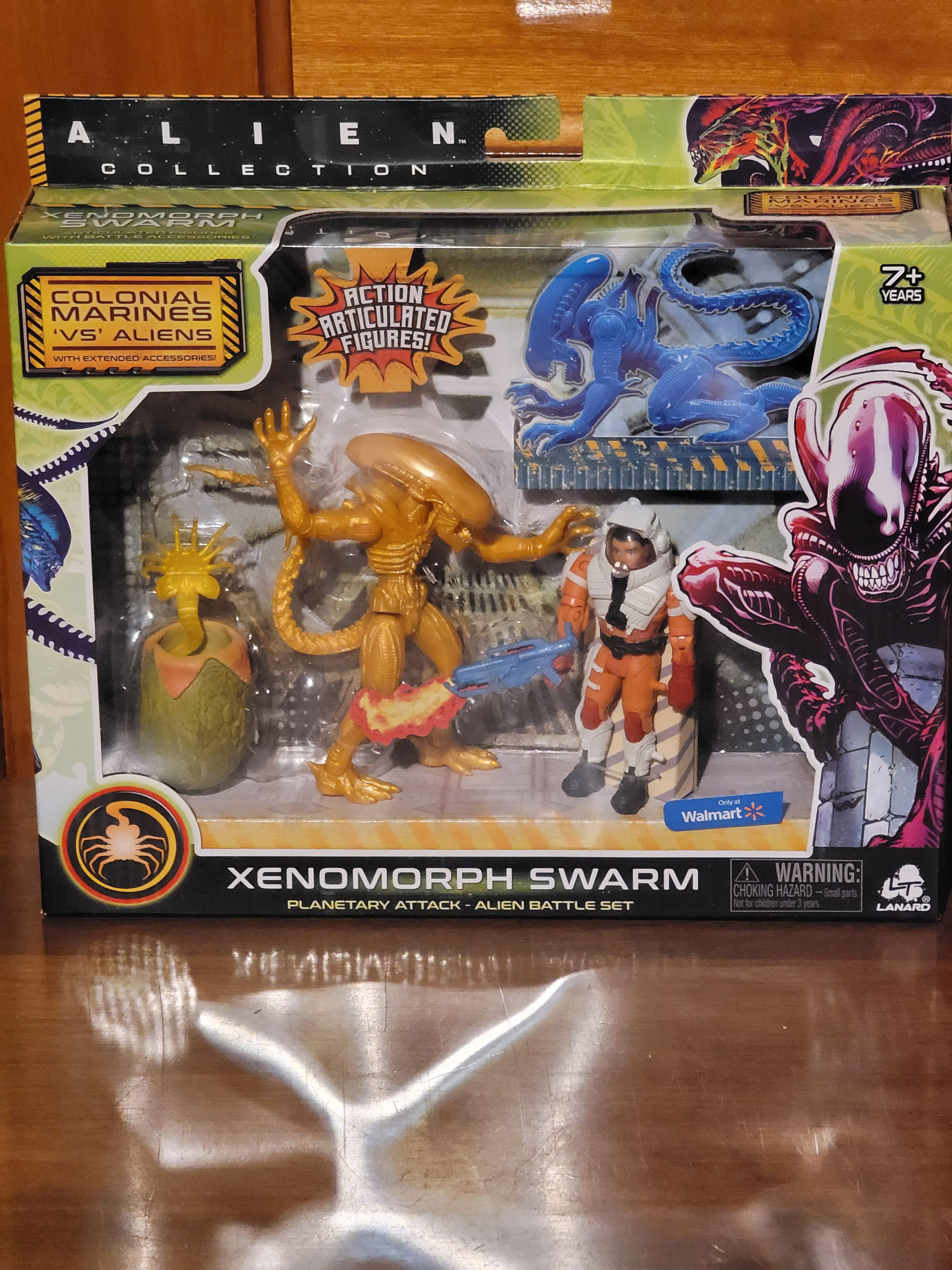 76: Lanard Walmart exclusive Planetary attack Alien battle set-xenomorph swarm