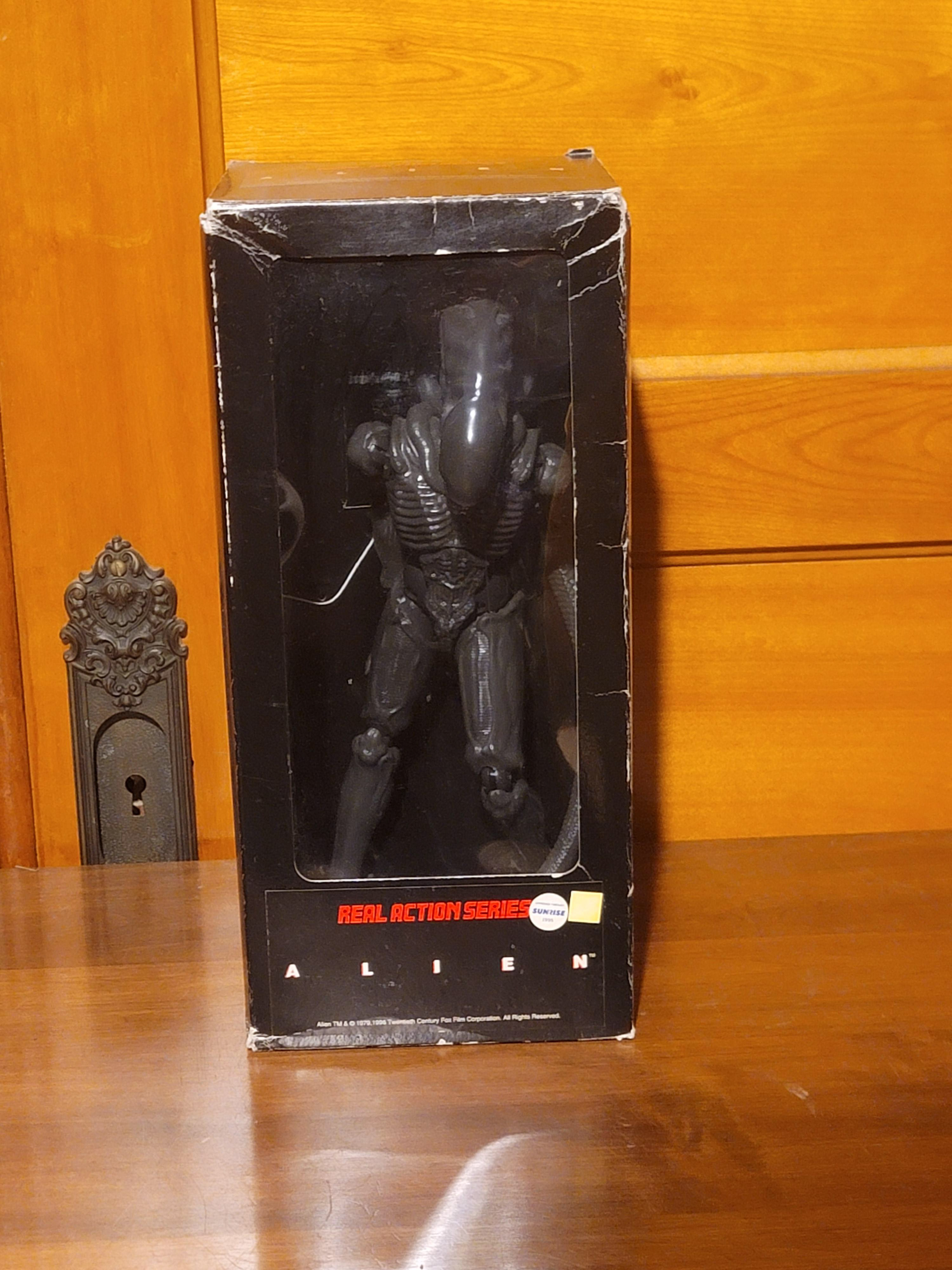 11: Medicom Toys real action series Alien gray version (shelf wear on box but never opened) 