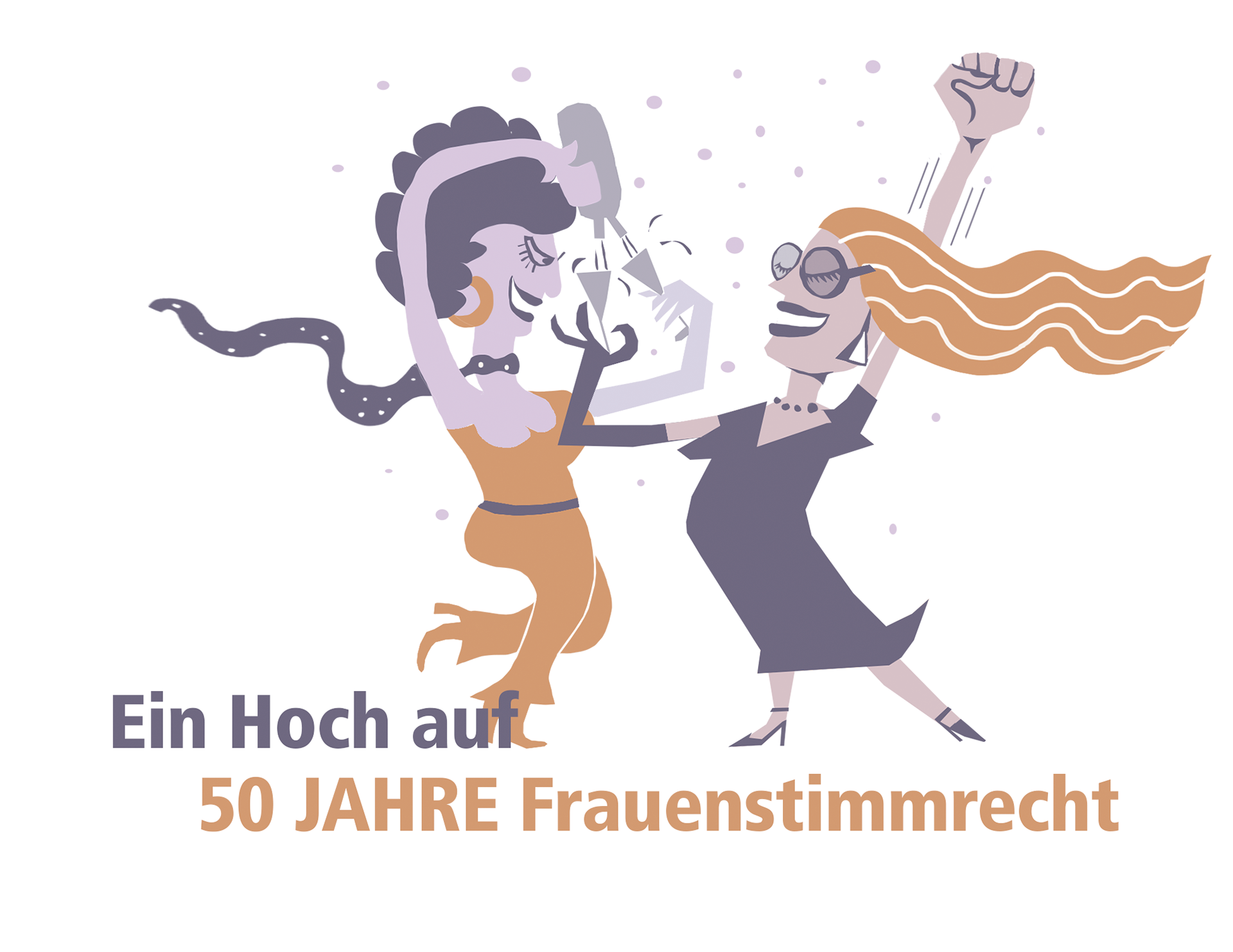 Celebration of 50 years women suffrage (Switzerland 2021)