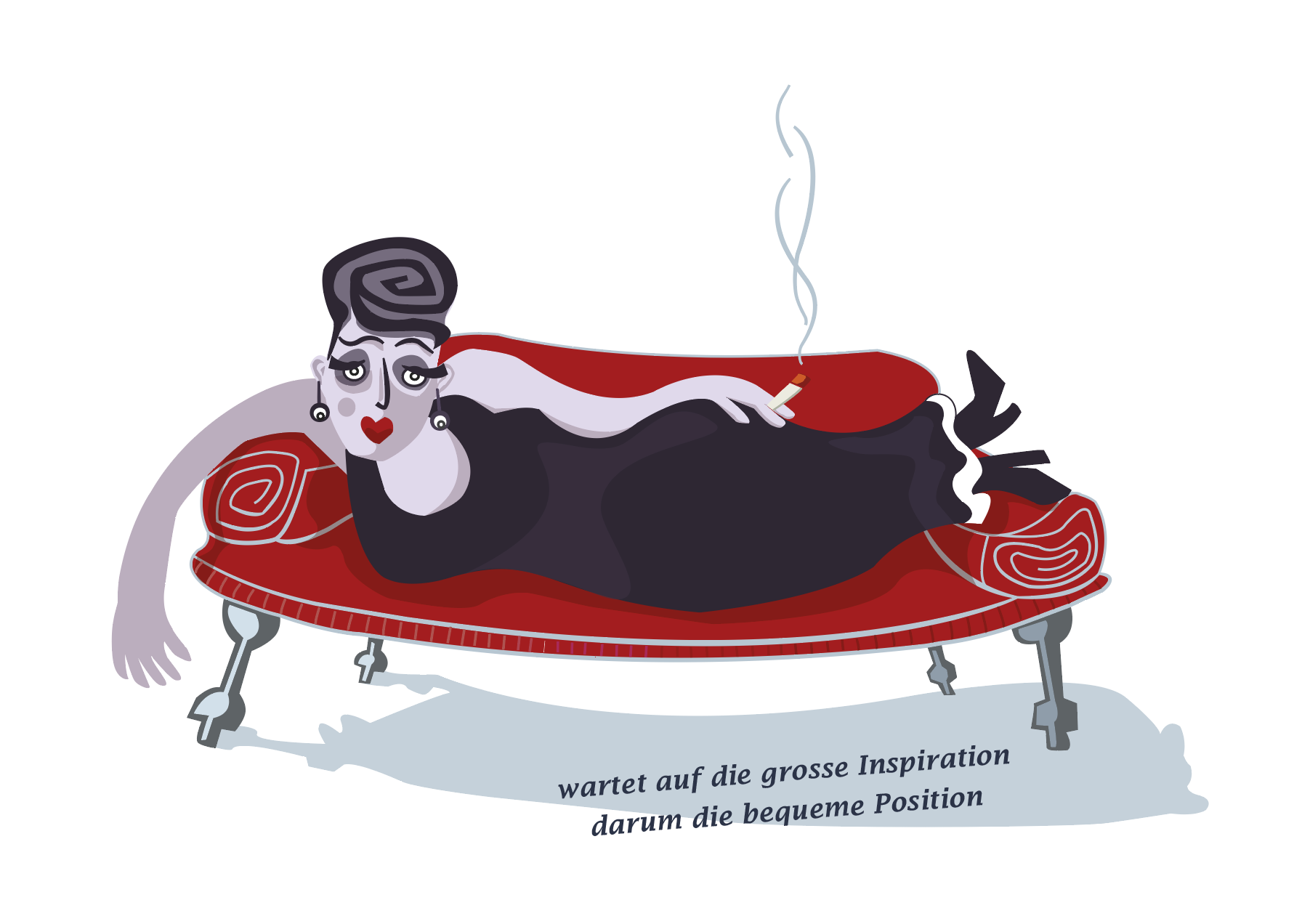 Character from the drawing serie Alltagshelden (everyday heroes)